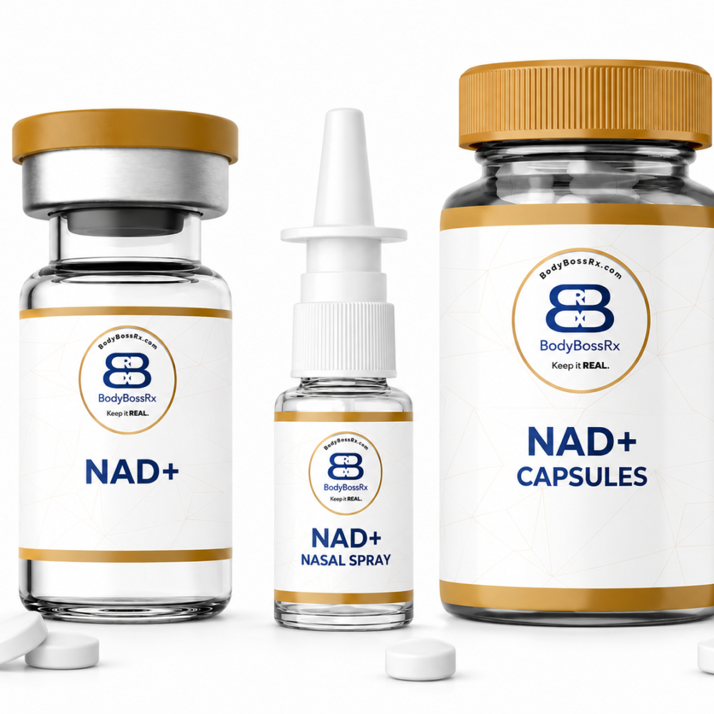NAD+ Injection, Capsules and Nasal Spray