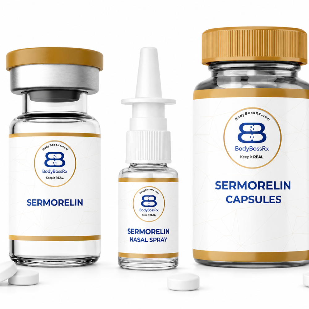 Sermorelin Injectable, Capsules and Nasal Spray