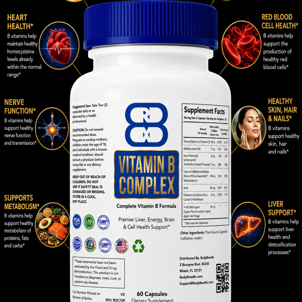 Vitamin B Complex  -  60 Count
