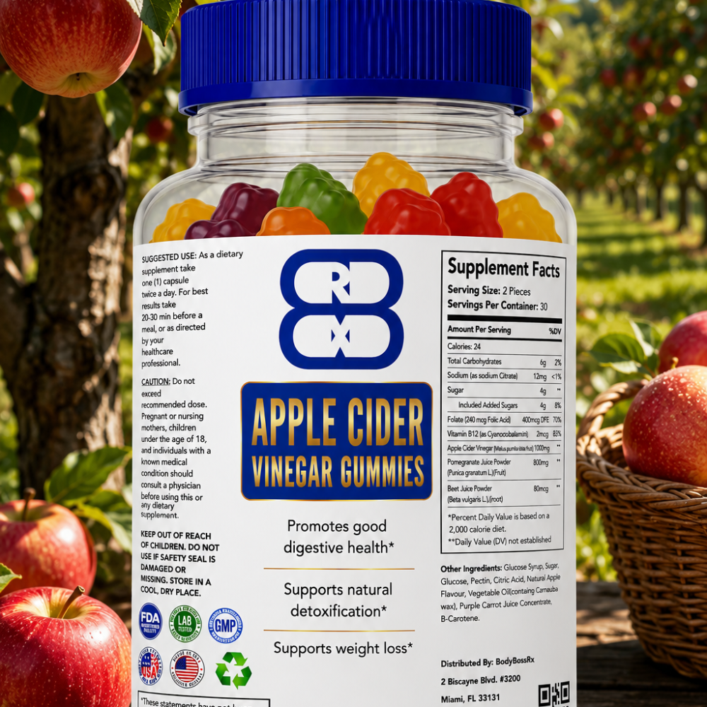 Apple Cider Vinegar Gummies  -  60 Count